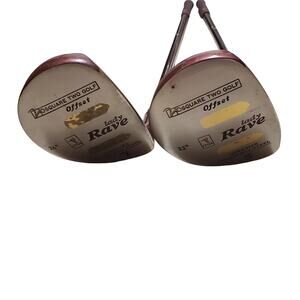 2 LPGA Square Two Lady Rave Oversize 5 & 7 Fairway Wood Graphite Shaft Golf Club